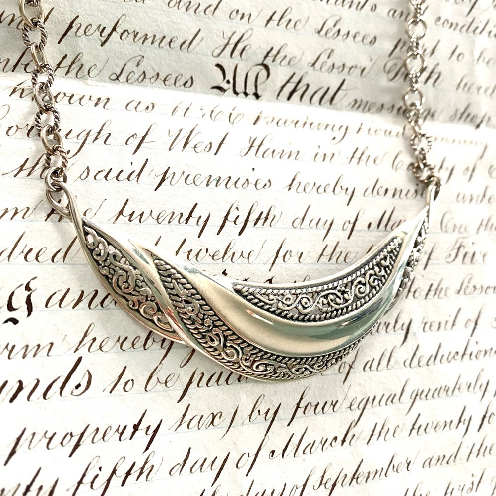 Gorgeous Carolyn Pollack Relios Sterling Silver Necklace